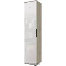 Шкаф-пенал Stolline Альянс 2023004350300 (белый глянец/дуб крафт)
