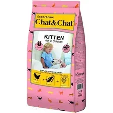 Сухой корм для кошек Chat&Chat Expert для котят с курицей (14кг)