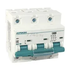 Автоматический выключатель АТРИОН ВА47-100 3Р 50А С (VA47100-3-50C)