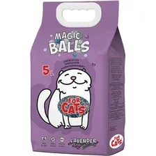 Наполнитель для туалета For Cats Magic Balls Lavender (с ароматом лаванды) 5 л