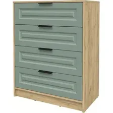 Комод Интерлиния Концепт КТ-К80 Деко (дуб золотой/мята)