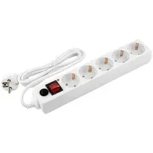 Сетевой фильтр General Lighting GPS-5-16-3x1-150-W 471000 (1.5 м, белый)