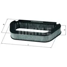 Салонный фильтр Mahle Knecht LAK176