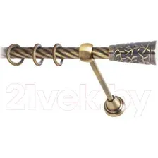 Карниз для штор Lm Decor Византия 066 1р витой (антик, 4м)