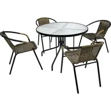 Комплект садовой мебели Garden Story Марсель WR2719 / SC-122T (коричневый)