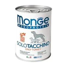 Консервированный корм для собак Monge Monoprotein с индейкой (400 г)