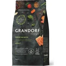 Сухой корм для кошек Grandorf Fresh Adult (Лосось и батат) 2 кг