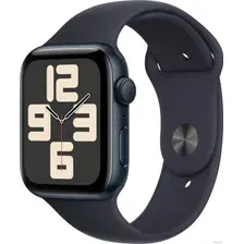 Умные часы Apple Watch SE 2 44 мм (алюминиевый корпус, полуночный/полуночный, спортивный силиконовый ремешок S/M)