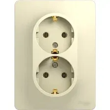 Розетка Systeme Electric Glossa GSL000224 (бежевый)