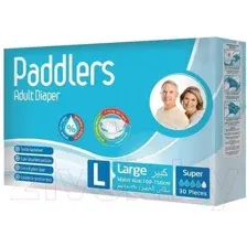 Подгузники для взрослых Paddlers Jumbo Pack 3 Large (30шт)