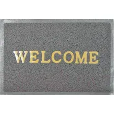 Придверный коврик ComeForte Welcome 40x60 (серый)