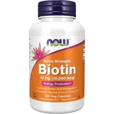 Biotin 10 mg (10,000 mcg), 120 капс