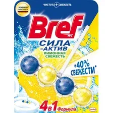 Средство для унитаза Bref Сила-Актив Лимонная свежесть 50 г