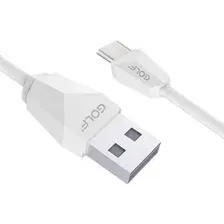 Кабель GOLF GC-27 USB Type-A - USB Type-C (1.5 м, белый)