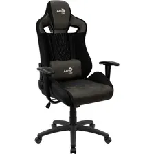 геймерское кресло Aerocool Earl Iron Black, черный