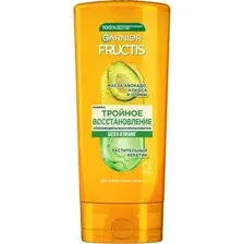 Бальзам-ополаскиватель GARNIER Fructis Тройное восстановление, 200 мл