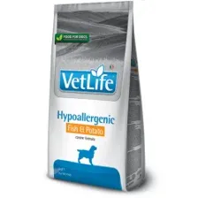 Сухой ветеринарный корм для собак Farmina Vet Life Hypoallergenic Fish & Potato (12кг)