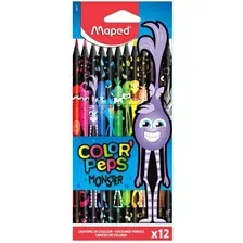 Набор цветных карандашей Maped Color Peps Monster 862612 (12 цв)