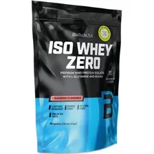 Протеин сывороточный (изолят) BioTech USA Iso Whey Zero (клубника, 454г)