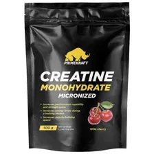 Креатин Creatine Monohydrate Micronized вишня, 500г/ Primekraft