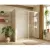 Душевая дверь MaybahGlass 195x190 MGD-1827-5 (прозрачное стекло/хром матовый)