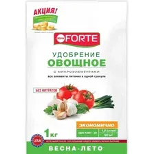 Удобрение комплексное гранулированное с микроэлементами Bona Forte 10-20-20 овощное 1кг