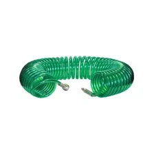 Шланг полиуретановый спиральный SKIPER PH07 8/12 мм 15 м с быстросъемами