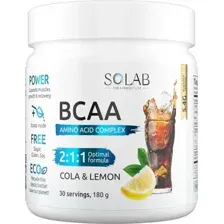 Аминокислоты BCAA SOLAB 2:1:1 (180г, кола/лимон)