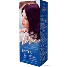Крем-краска для волос "Estel Love" тон: 5/6, божоле