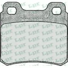 Тормозные колодки дисковые задняя ось LPR 05P317