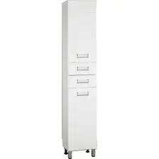 Шкаф-пенал для ванной Symbolite Ирис 360 2 ящика / ЛС-00000195