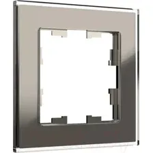 Рамка для выключателей и розеток IEK Brite BR-M12-G-K30 (дымчатый)