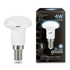 Лампа Gauss R39 E14 4W 4100К / 106001204
