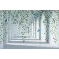 Фотообои листовые Citydecor Flower Tunnel 3D 2 (400x260)