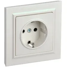 Розетка IEK Brite BR-R14-16-K36-F (жемчуг)