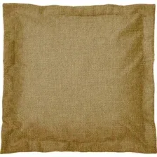 Подушка декоративная Сонум Кашемир 45x45 (с кантом, горчичный)