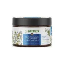 Скраб для тела SYNERGETIC сахарный Кокос и масло макадамии, 300 мл