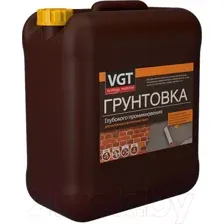 Грунтовка VGT ВД-АК-0301 глубокого проникновения для наружных и внутр. работ (5кг)