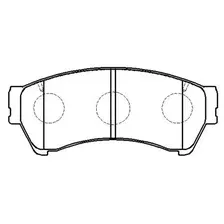 Тормозные колодки дисковые HSB HP9916