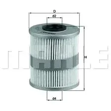 Топливный фильтр Mahle Knecht KX218D