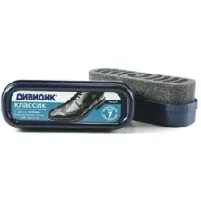 Губка для обуви из гладкой кожи ДИВИДИК Классик черный (4650056490360)