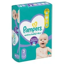Подгузники детские PAMPERS Active Baby-Dry Midi 6-10 кг, 44 шт