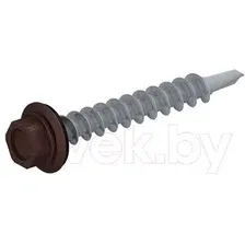  Starfix Кровельный по металлу 4.8х19 шайба с прокл. PT3 SM-22690-7000 (7000шт, оцинкованный, RAL 8019 серо-коричневый)