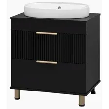 Brevita Тумба под умывальник Enfida 70 ENF-06070-0242Я (черный матовый)