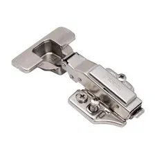 Петля накладная с доводчиком 45мм h0 clip-on AKS PRIME 3D (еврошурупы, заглушки) (упаковка 2шт.)