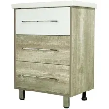 Style Line Тумба под умывальник Экзотик 60 3 ящика (напольная)