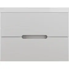 Symbolite Тумба под умывальник Матис 80 под ASTI 80 Эмаль 2 ящика ЛС-00002446 (подвесная, белый матовый)