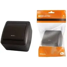 Выключатель TDM Electric Селигер SQ1818-0203 (шоколад)