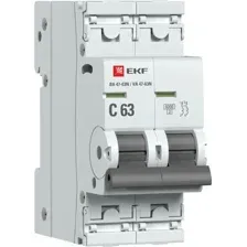 Выключатель автоматический EKF PROxima ВА 47-63N M636263C
