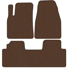 Комплект ковриков для авто Alicosta Hyundai Matrix (хэтчбек 5 дв) 2001 - 2010 (коричневый, сота)